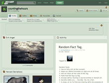Tablet Screenshot of countingthehours.deviantart.com