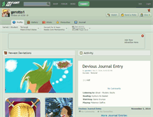 Tablet Screenshot of gerotto1.deviantart.com
