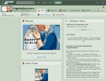 Tablet Screenshot of organizationlove.deviantart.com