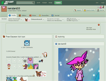 Tablet Screenshot of narutard33.deviantart.com