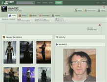 Tablet Screenshot of hitch-232.deviantart.com