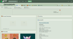 Desktop Screenshot of francescahatessally.deviantart.com