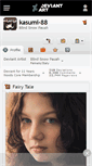 Mobile Screenshot of kasumi-88.deviantart.com