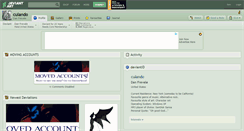 Desktop Screenshot of culando.deviantart.com