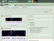 Tablet Screenshot of culando.deviantart.com