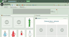 Desktop Screenshot of collarmaster.deviantart.com