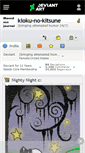 Mobile Screenshot of kioku-no-kitsune.deviantart.com