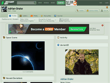 Tablet Screenshot of adrian-drake.deviantart.com