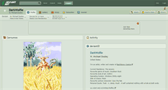 Desktop Screenshot of darkwolfie.deviantart.com