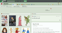 Desktop Screenshot of lady-echo.deviantart.com