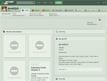 Tablet Screenshot of jeweltjuh.deviantart.com