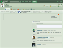 Tablet Screenshot of kuliise.deviantart.com
