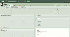 Desktop Screenshot of kisscat.deviantart.com