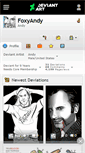 Mobile Screenshot of foxyandy.deviantart.com