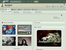 Tablet Screenshot of flawedsoul.deviantart.com