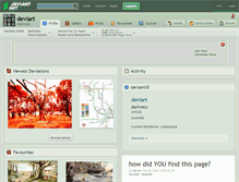 Tablet Screenshot of deviart.deviantart.com