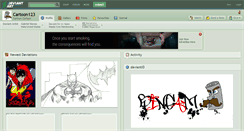 Desktop Screenshot of cartoon123.deviantart.com