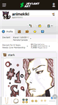 Mobile Screenshot of animekiki.deviantart.com