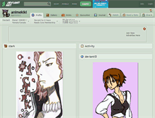 Tablet Screenshot of animekiki.deviantart.com