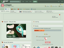 Tablet Screenshot of p-inkapple.deviantart.com