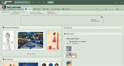 Desktop Screenshot of kaai-yuki-chan.deviantart.com