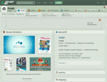 Tablet Screenshot of flrb80.deviantart.com