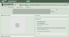 Desktop Screenshot of johnnydegenerate.deviantart.com