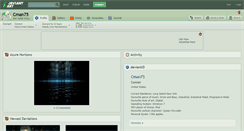 Desktop Screenshot of cman75.deviantart.com