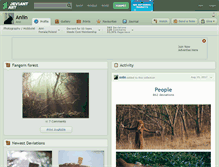 Tablet Screenshot of anlin.deviantart.com