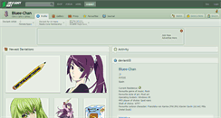 Desktop Screenshot of bluee-chan.deviantart.com