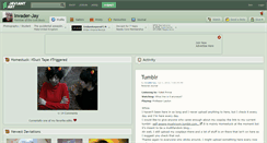 Desktop Screenshot of invader-jay.deviantart.com