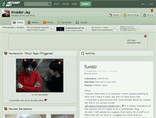 Tablet Screenshot of invader-jay.deviantart.com