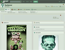 Tablet Screenshot of paulgarner.deviantart.com