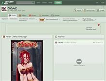Tablet Screenshot of chesare.deviantart.com