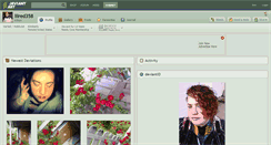 Desktop Screenshot of lilred358.deviantart.com