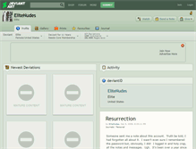 Tablet Screenshot of elitenudes.deviantart.com