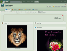 Tablet Screenshot of chochweets.deviantart.com