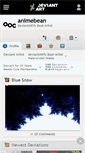 Mobile Screenshot of animebean.deviantart.com
