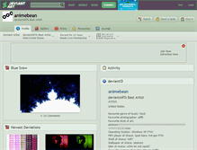 Tablet Screenshot of animebean.deviantart.com