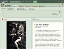 Tablet Screenshot of melvnbow.deviantart.com