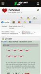 Mobile Screenshot of hehelove.deviantart.com