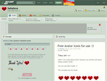 Tablet Screenshot of hehelove.deviantart.com