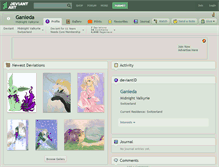 Tablet Screenshot of ganieda.deviantart.com