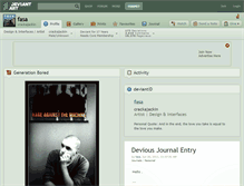 Tablet Screenshot of fasa.deviantart.com