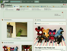 Tablet Screenshot of frubafan3.deviantart.com
