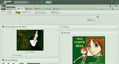 Desktop Screenshot of kotenoka.deviantart.com
