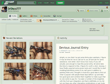 Tablet Screenshot of drdisco777.deviantart.com