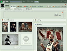 Tablet Screenshot of hsh0t.deviantart.com