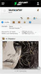 Mobile Screenshot of lauracarter.deviantart.com