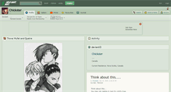 Desktop Screenshot of chickster.deviantart.com